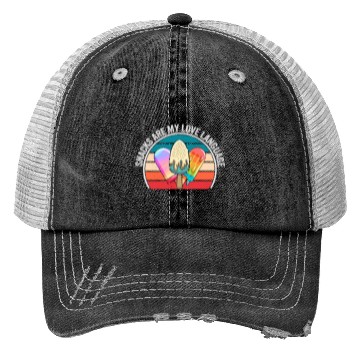 Discover Snacks Are My Love Language Trucker Hats