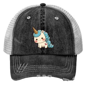 Discover Cute colorful unicorn Trucker Hats