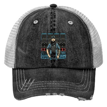 Discover AV Technician Equipment Projector Screen Trucker Hats