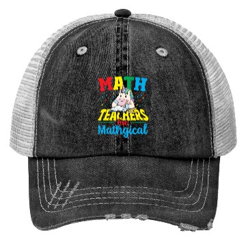 Discover Math Teachers Are Mathgical Math Teacher Trucker Hats