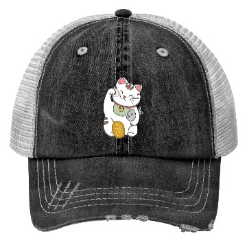 Discover Lucky Cat Trucker Hats