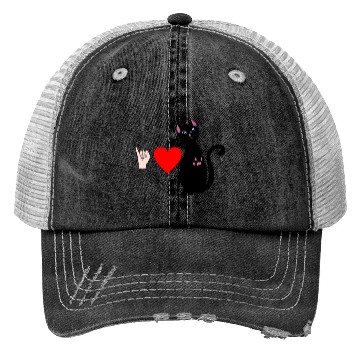 Discover I love cats Trucker Hats