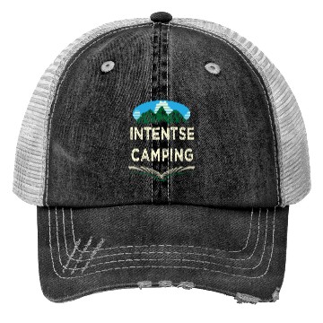 Discover Intentse Camping Wildlife Camper Outdoor Camp Moun Trucker Hats