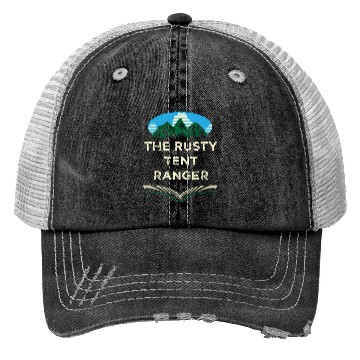 Discover The Rusty Tent Ranger Camping Friends Camper Buddy Trucker Hats