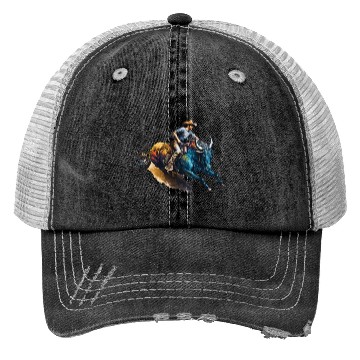 Discover bull cowboy 3 Trucker Hats