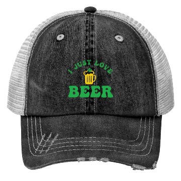 Discover i just love beer Trucker Hats