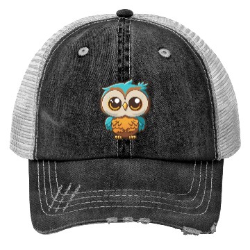 Discover Kawaii colorful owl Trucker Hats