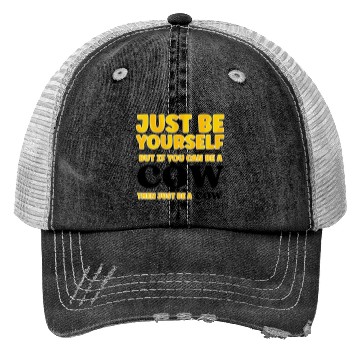 Discover Cow Lovers Just be yourself Trucker Hats