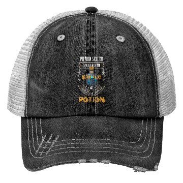 Discover Chemistry Might Symbol Witchcraft Trucker Hats