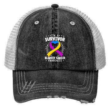 Discover Bladder Cancer Survivor Bladder Cancer Awareness Trucker Hats