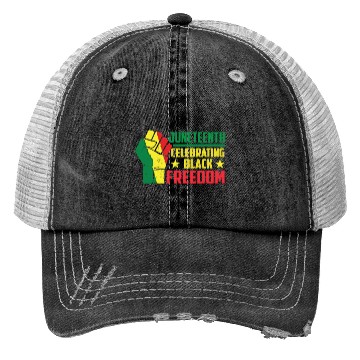 Discover Juneteenth Celebrating Black Freedom Africa 1865 Trucker Hats