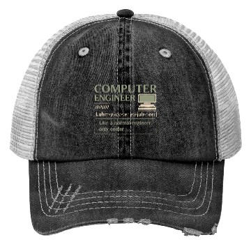 Discover Computer Engineer definition Trucker Hats
