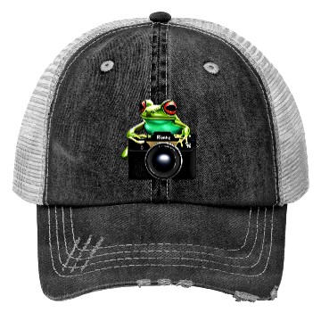Discover Frog Photographer Trucker Hats