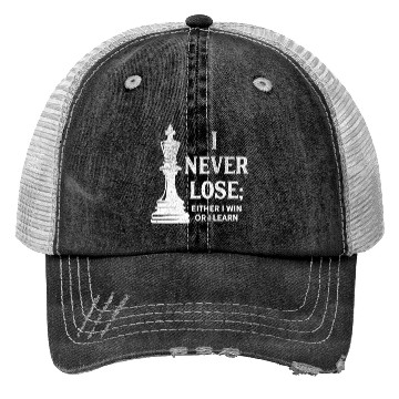 Discover I never lose either i win or i learn Trucker Hats