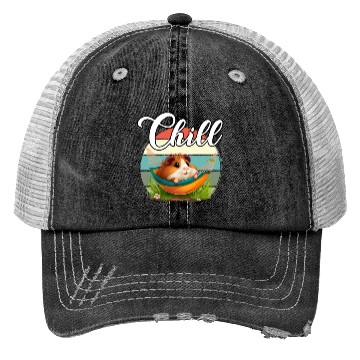 Discover Guinea Pig Chill Relaxing for a Guinea pig Lover Trucker Hats