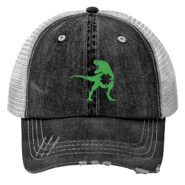 Discover Tyrannosaurus T Rex Dinosaur St Patricks Day Irish Trucker Hats