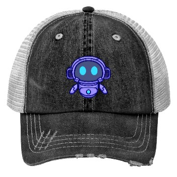 Discover Cute robot cartoon icon illustration gifts Trucker Hats