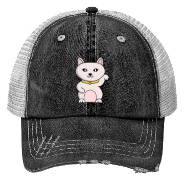 Discover Magic Lucky Cat Trucker Hats