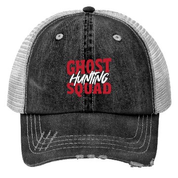 Discover Ghost Hunting Squad Ghost Hunter Trucker Hats