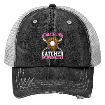 Discover Softball Aunt Trucker Hats