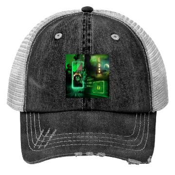 Discover Neon Green Aesthetic Trucker Hats