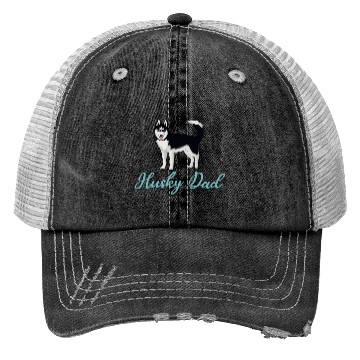 Discover Husky Dad Trucker Hats
