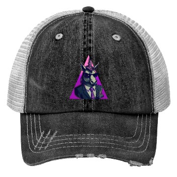 Discover Unicorn Wearing A Suit Trucker Hats