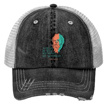 Discover Socrates Stoic Philosophy Quote Trucker Hats