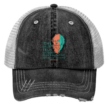 Discover Socrates Stoic Philosophy Quote Trucker Hats