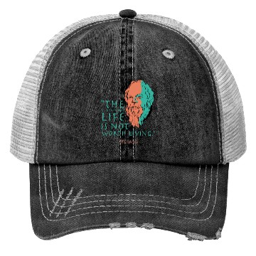 Discover Socrates Stoic Philosophy Quote Trucker Hats