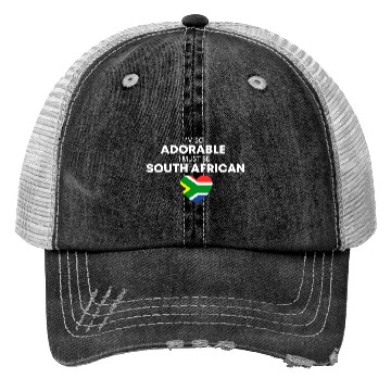 Discover I'm so adorable I must be South African Funny Trucker Hats