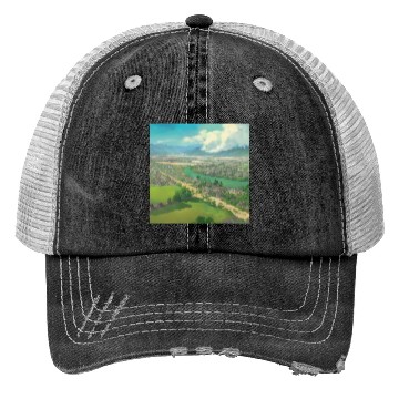 Discover Vilage with River Trucker Hats