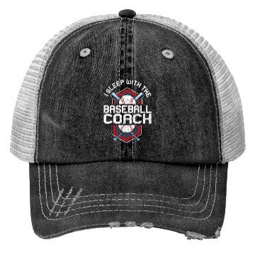 Discover Baseball Coach Wife Professional Mom Instructor Trucker Hats