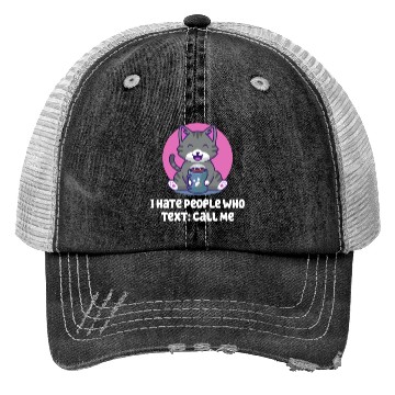 Discover I Don't Like People Who Text Nerd Introvert Weird Trucker Hats