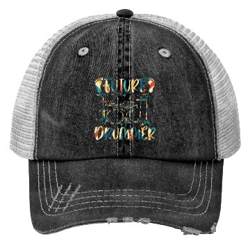 Discover Future Drummer Buddy - Newborn Drummer Baby Trucker Hats