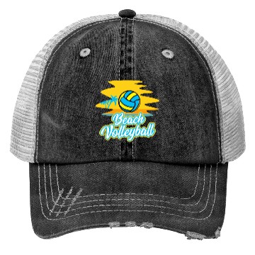 Discover Volleyball Sport Lover Beach Volleyball Player Trucker Hats