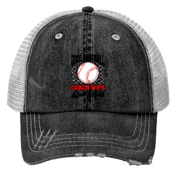 Discover Baseball Coach Wife Professional Mom Instructor Trucker Hats