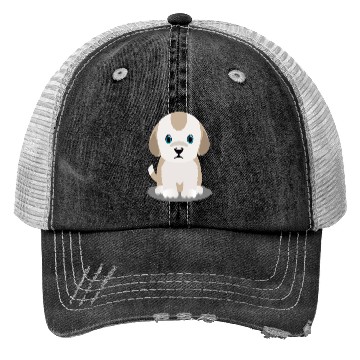 Discover Cute and Adorable Light Brown Puppy Trucker Hats