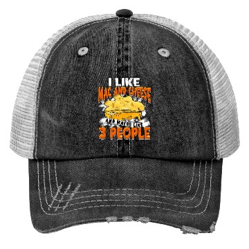 Discover Mac N' Cheese Taster Pasta Food Macaroni Trucker Hats