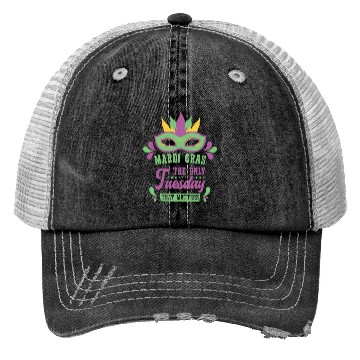 Discover Mardi Gras Carnival Tuesday Beer Drinking Party Trucker Hats