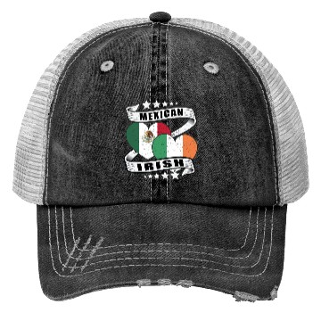 Discover Half Irish Half Mexican Trucker Hats for kids
