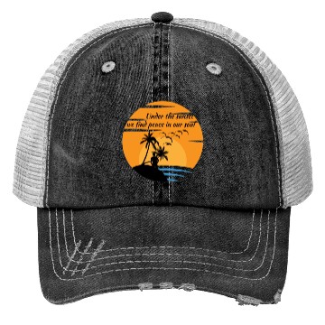 Discover Under the sunset Trucker Hats