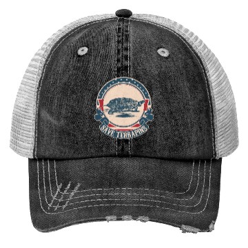 Discover Save terrapins vintage Trucker Hats