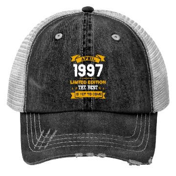 Discover April 1997 Birthday Surprise Trucker Hats