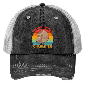 Discover Vintage Weird Moms Build Character Armadillo Trucker Hats