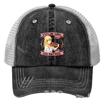 Discover Violin Violinist Girl Trucker Hats