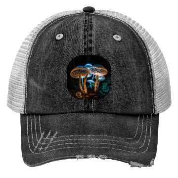 Discover Magic Mushroom Trucker Hats