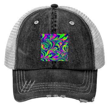 Discover Colorful patterns rainbow pattern creative Trucker Hats