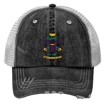 Discover Mardi Gras Carnival Beer Drinking Parade Party Trucker Hats