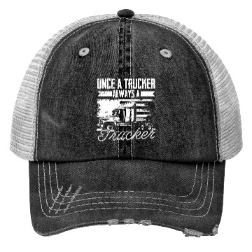 Discover Truck Driver Us Flag Old Man Trucker Trucker Hats